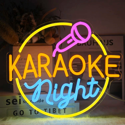 Image of Karaoke Night LED Neon Flex Sign