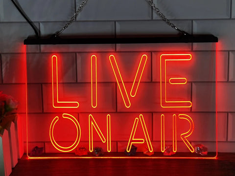 Image of Live on Air Illuminated LED Neon Sign