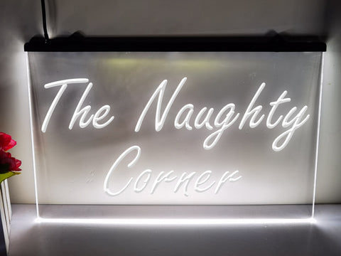 Image of The Naughty Corner LED Neon Illuminated Sign