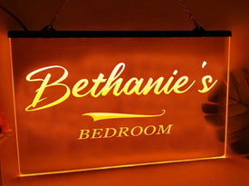 Personalized Bedroom LED Neon Illuminated Sign