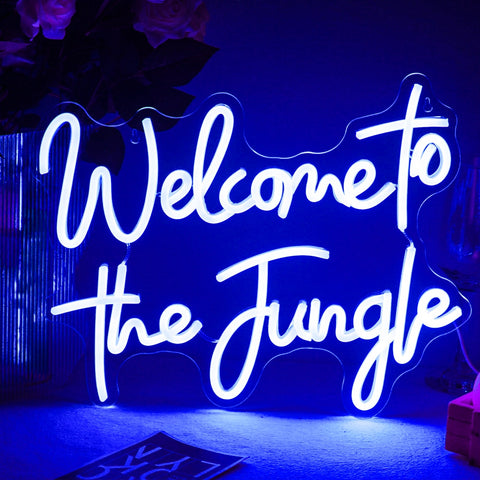 Image of Welcome To The Jungle LED Neon Flex Sign