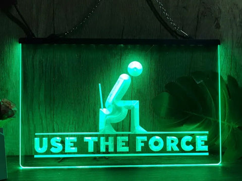 Image of Use The Force Illuminated LED Neon Sign
