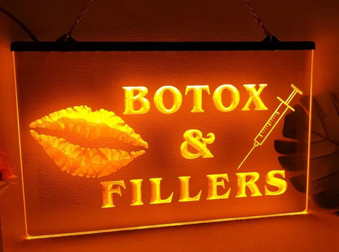 Image of Botox and Fillers LED Neon Illuminated Sign