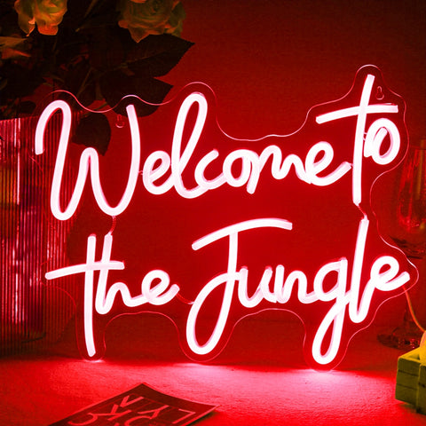 Image of Welcome To The Jungle LED Neon Flex Sign