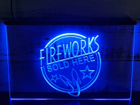 Image of Fireworks Sold Here Illuminated LED Neon Sign