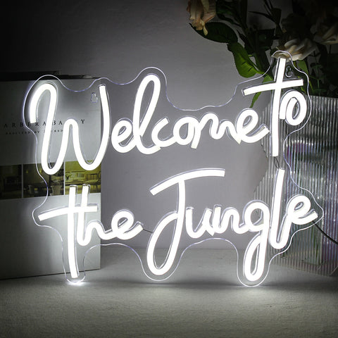 Image of Welcome To The Jungle LED Neon Flex Sign