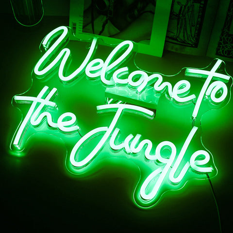 Image of Welcome To The Jungle LED Neon Flex Sign