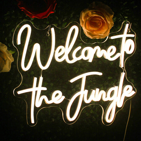 Image of Welcome To The Jungle LED Neon Flex Sign