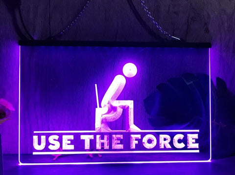 Image of Use The Force Illuminated LED Neon Sign