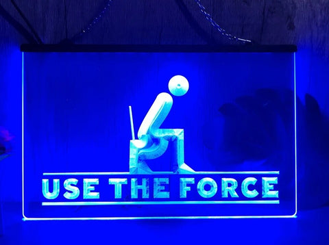 Image of Use The Force Illuminated LED Neon Sign