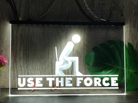 Image of Use The Force Illuminated LED Neon Sign