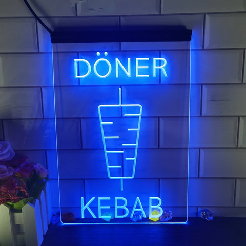 Image of Doner Kebab Illuminated LED Neon Sign