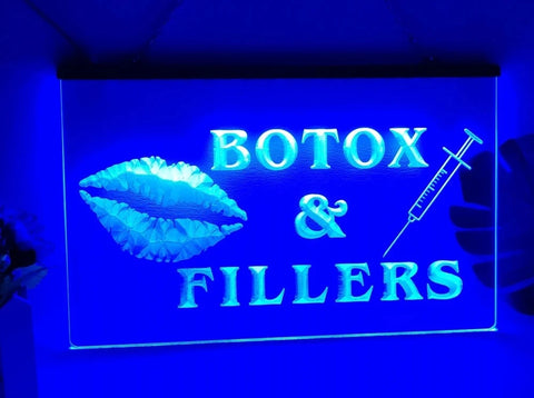Image of Botox and Fillers LED Neon Illuminated Sign
