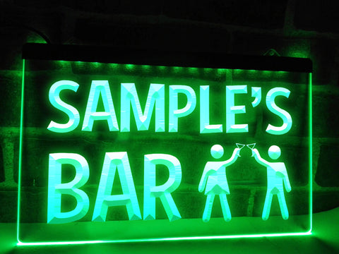 Image of Cheers Bar Personalized Illuminated Sign