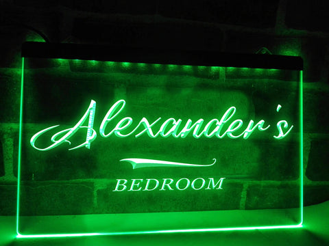 Image of Personalized Bedroom LED Neon Illuminated Sign