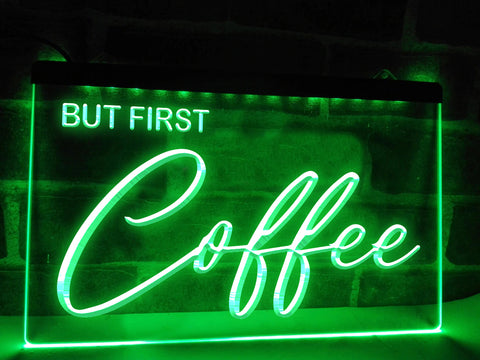 Image of But First Coffee LED Neon Sign