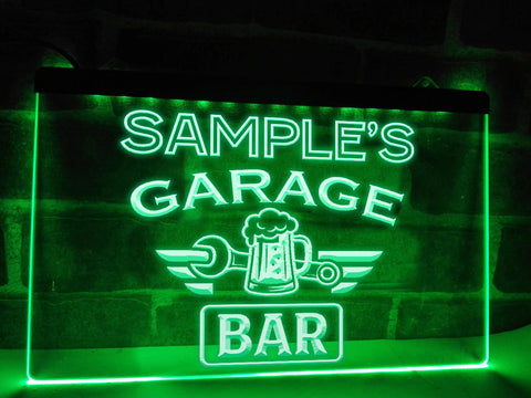 Image of Garage Bar Personalized LED Neon Sign