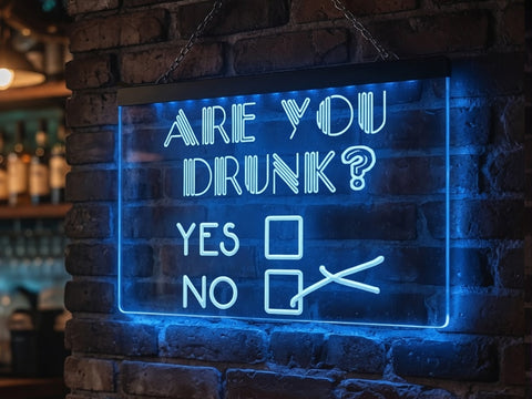 Image of Are You Drunk Illuminated Bar Sign