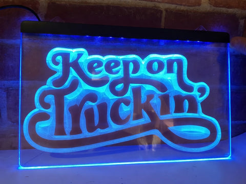 Image of Keep on Truckin' Illuminated Sign