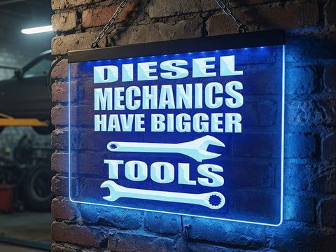 Image of Diesel Mechanics Illuminated Sign