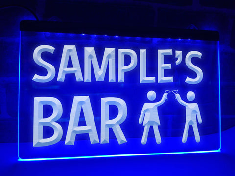 Image of Cheers Bar Personalized Illuminated Sign