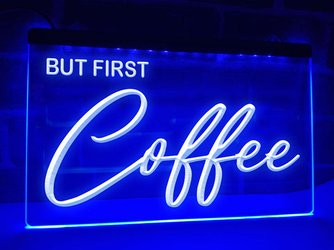 Image of But First Coffee LED Neon Sign
