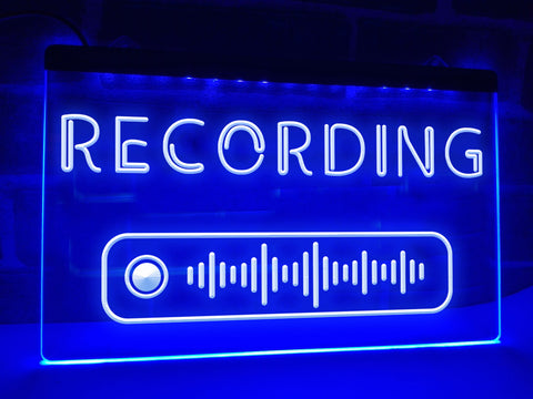 Image of Recording LED Neon Illuminated Sign