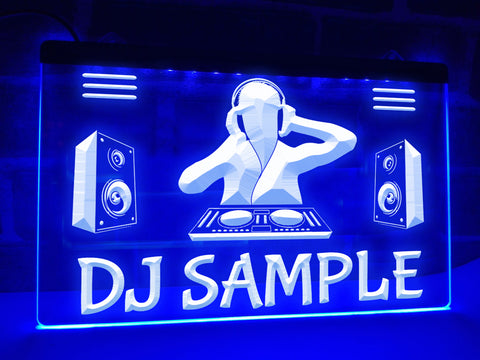Image of CDJs Digital DJ Personalized LED Neon Sign