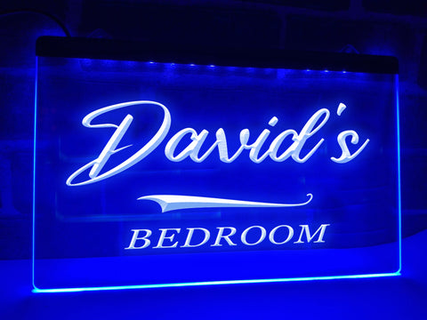 Image of Personalized Bedroom LED Neon Illuminated Sign