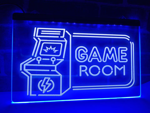 Image of Arcade Game Room Illuminated Sign