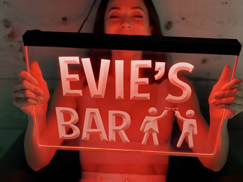 Image of Cheers Bar Personalized Illuminated Sign