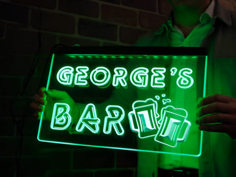Image of Your Bar Personalized Illuminated Sign