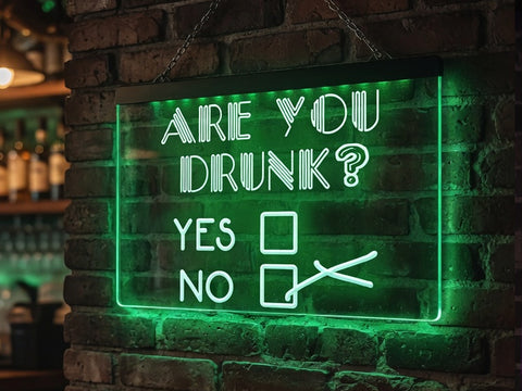 Image of Are You Drunk Illuminated Bar Sign