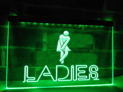Image of Ladies Restroom Illuminated Sign