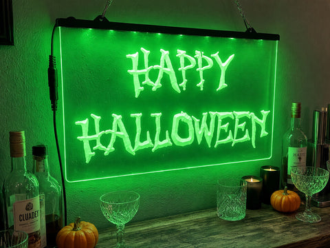 Image of Happy Halloween Illuminated Sign