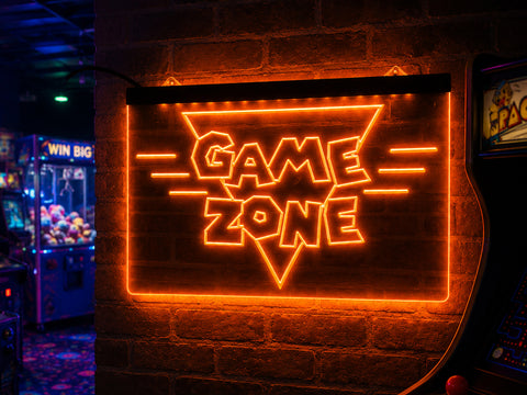 Image of Retro Game Zone Illuminated Sign