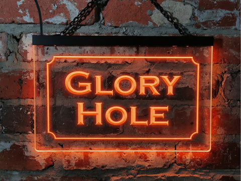 Image of Glory Hole LED Neon Illuminated Sign