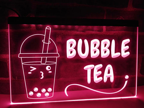 Image of Bubble Tea Illuminated LED Neon Sign