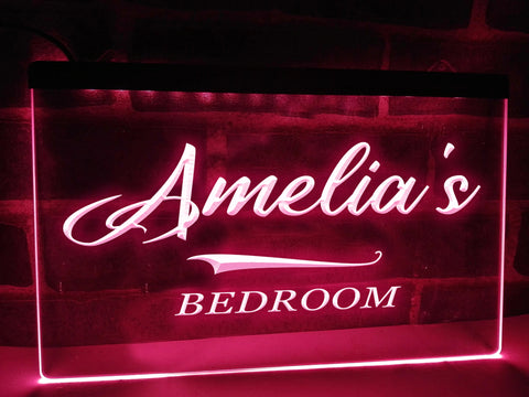 Image of Personalized Bedroom LED Neon Illuminated Sign