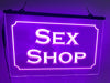 Sex Shop LED Neon Illuminated Sign