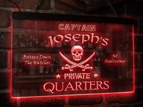 Image of Captain's Private Quarters Illuminated Sign