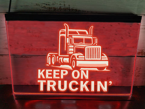 Image of Custom LED Sign - Personalized for Your Truck Cab