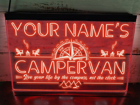 Image of Personalized Campervan LED Neon Illuminated Sign