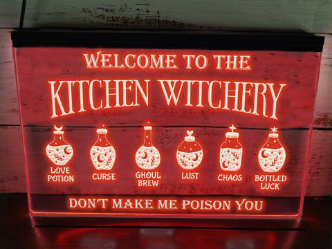 Image of Kitchen Witchery LED Neon Illuminated Sign