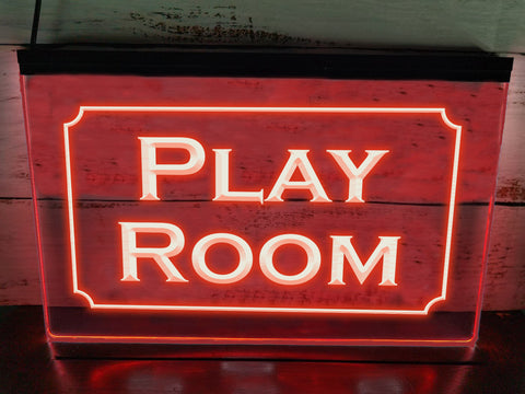 Image of Play Room LED Neon Illuminated Sign