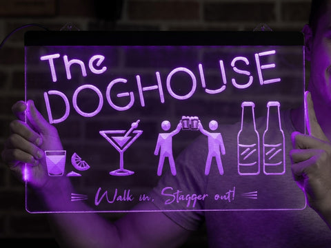 Image of The Dog House Illuminated Sign