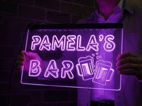 Image of Your Bar Personalized Illuminated Sign