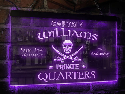 Image of Captain's Private Quarters Illuminated Sign