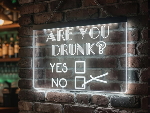 Image of Are You Drunk Illuminated Bar Sign