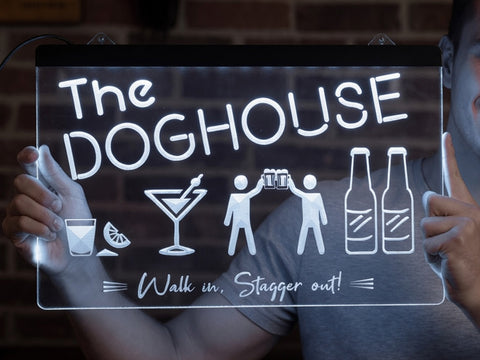 Image of The Dog House Illuminated Sign